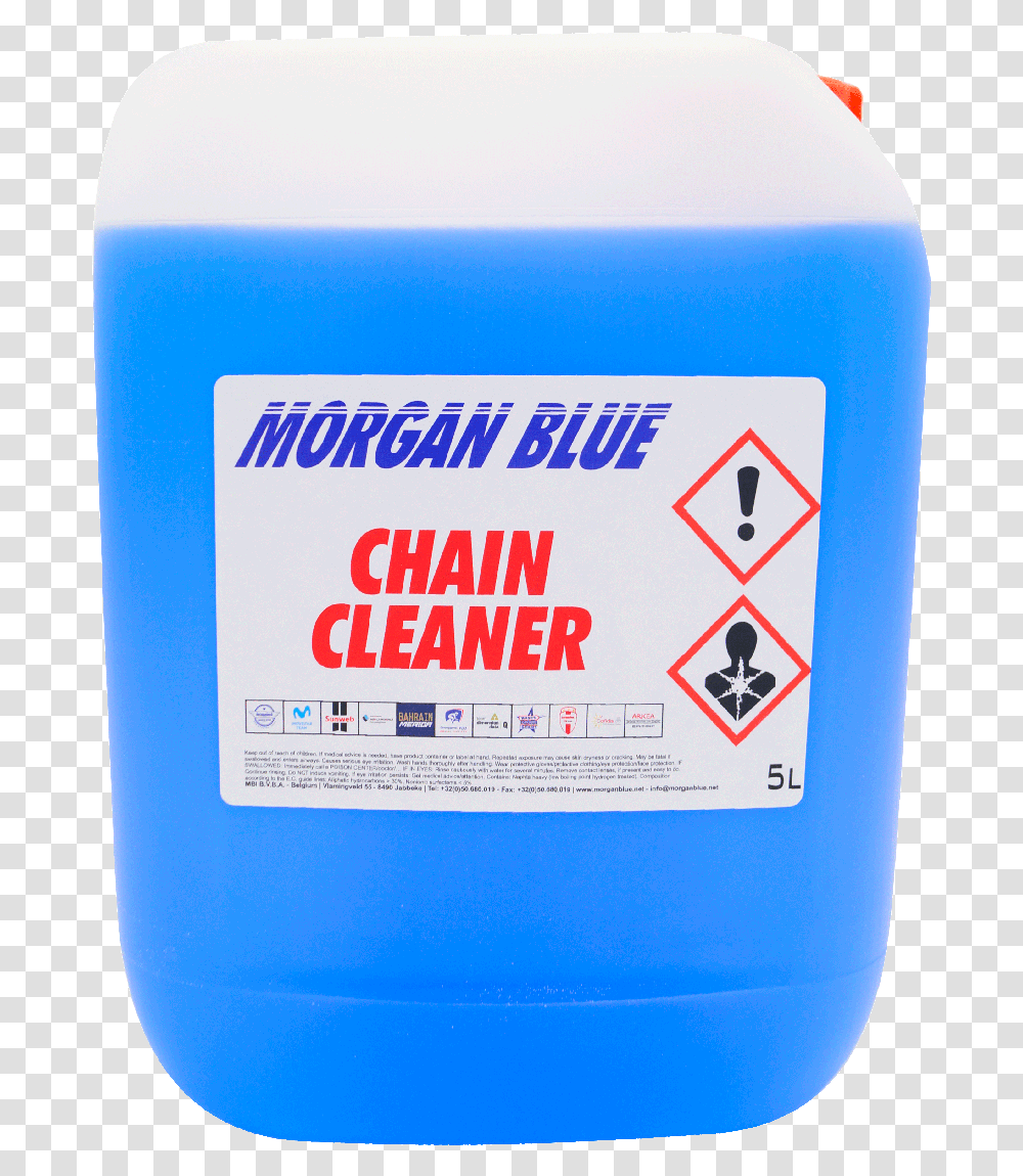 Morgan Blue Chain Cleaner 5l Morgan Blue, Bottle, Beverage, Drink Transparent Png