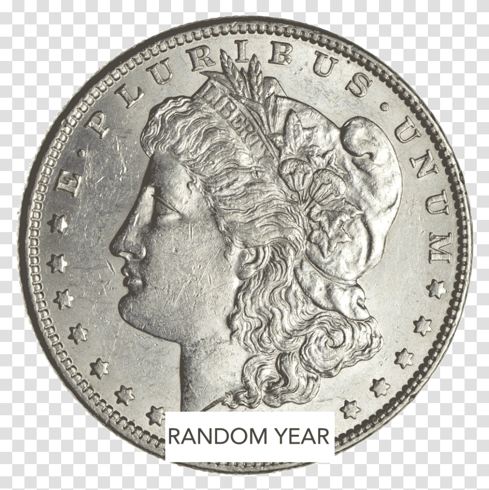 Morgan Dollar, Coin, Money, Nickel, Painting Transparent Png