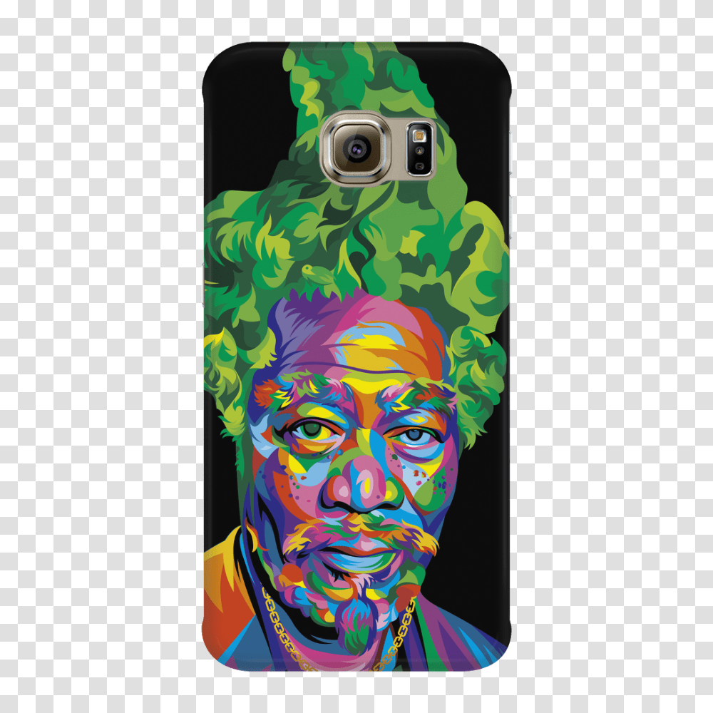 Morgan Freeman Afro Art Phone Case Gear Stop Shop, Electronics, Mobile Phone, Cell Phone Transparent Png