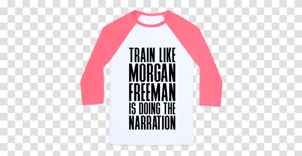 Morgan Freeman Baseball Tees Lookhuman, Sleeve, Clothing, Apparel, Long Sleeve Transparent Png