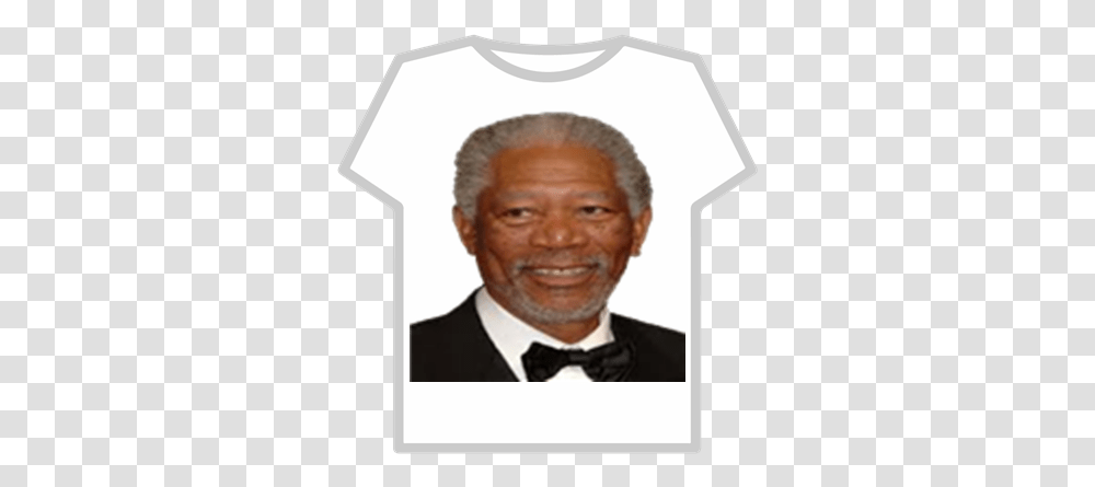 Morgan Freeman Roblox I Love Cats T Shirt, Person, Text, Clothing, Face Transparent Png
