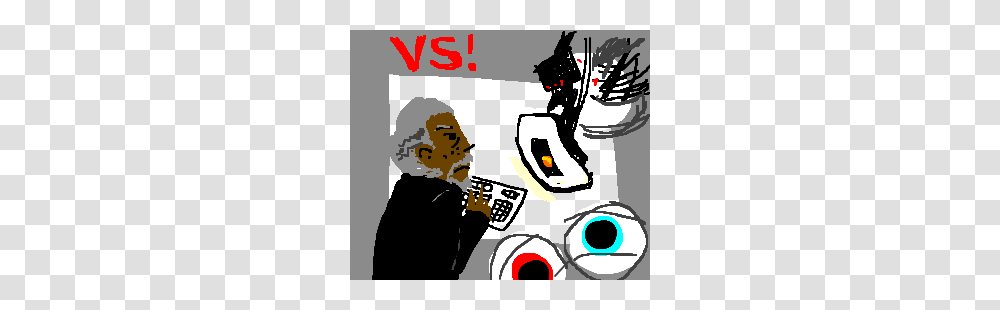 Morgan Freeman Vs Glados, Poster, Advertisement, Person Transparent Png