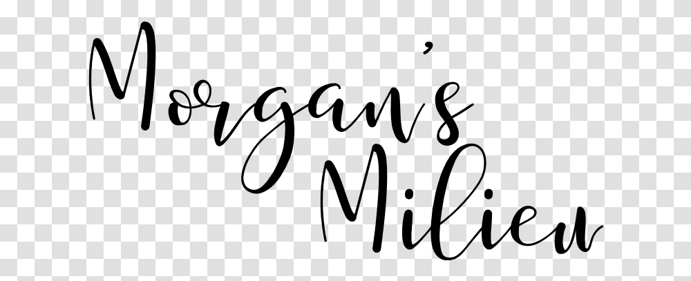 Morgan S Milieu Name Morgan In Calligraphy, Gray, World Of Warcraft Transparent Png