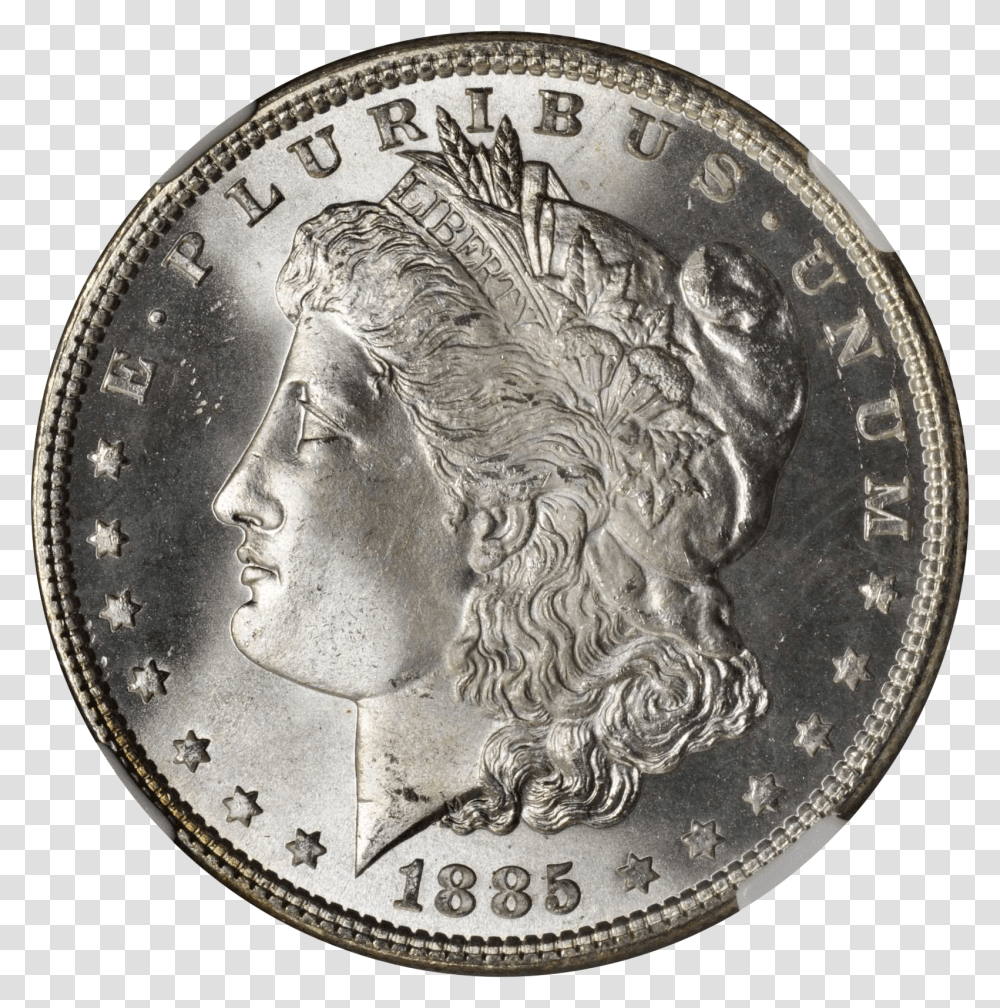 Morgan Silver Dollar, Nickel, Coin, Money, Painting Transparent Png