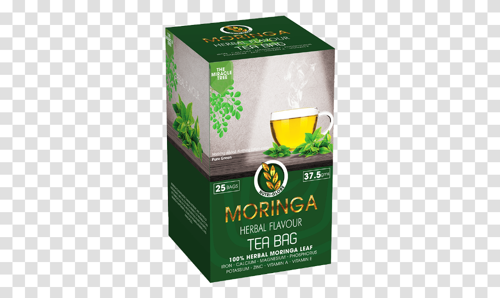 Moringa Herbal Tea Bags X 25 Tea Bag, Vase, Jar, Pottery, Plant Transparent Png