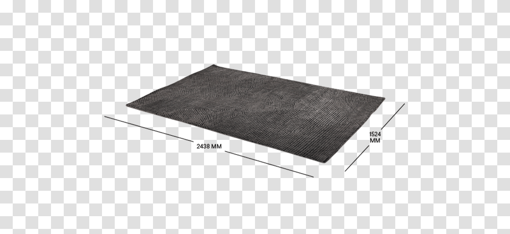 Morn Wool Rug X In Charcoal Black Script Online, Furniture, Tabletop, Mattress, Coffee Table Transparent Png