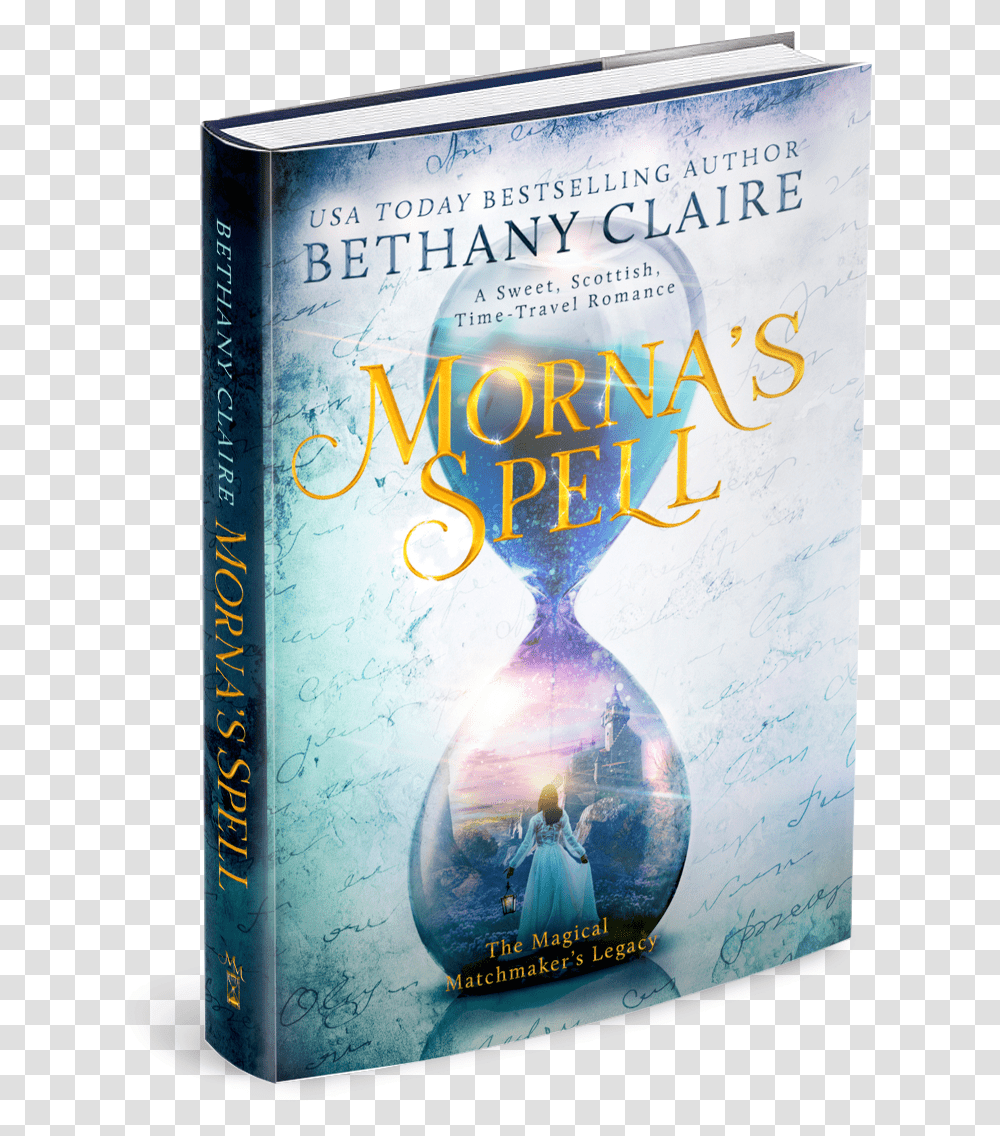 Morna S Spell Book Cover, Person, Human, Hourglass Transparent Png