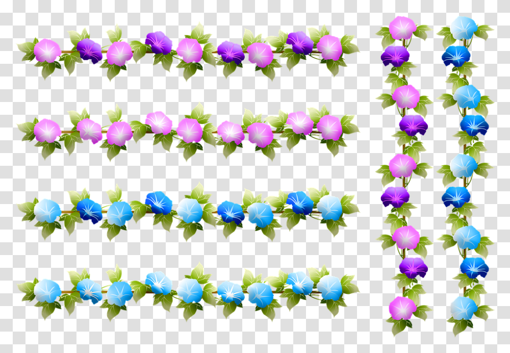 Morning Glory Vine Flower Free Image On Pixabay 6, Plant, Ornament, Blossom, Lei Transparent Png