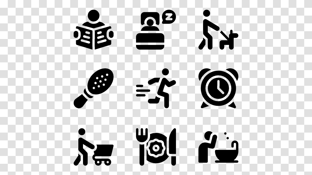 Morning Routine Home Improvement Icons, Gray, World Of Warcraft Transparent Png