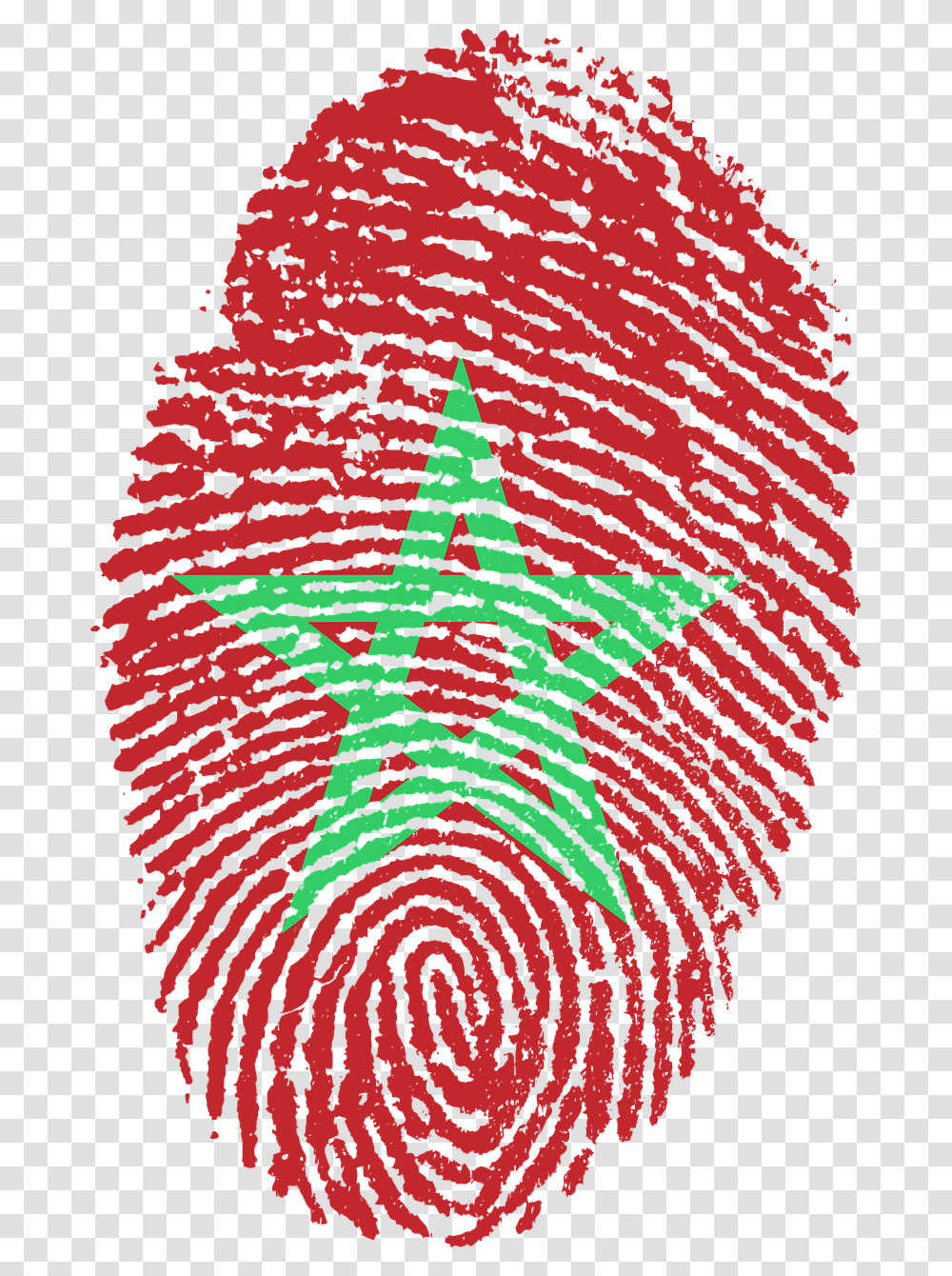 Morocco Flag Fingerprint, Rug, Pattern, Ornament Transparent Png
