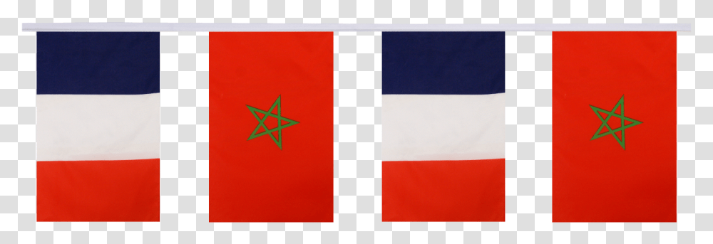 Morocco Friendship Bunting Flags France And China Flag, Star Symbol, American Flag Transparent Png