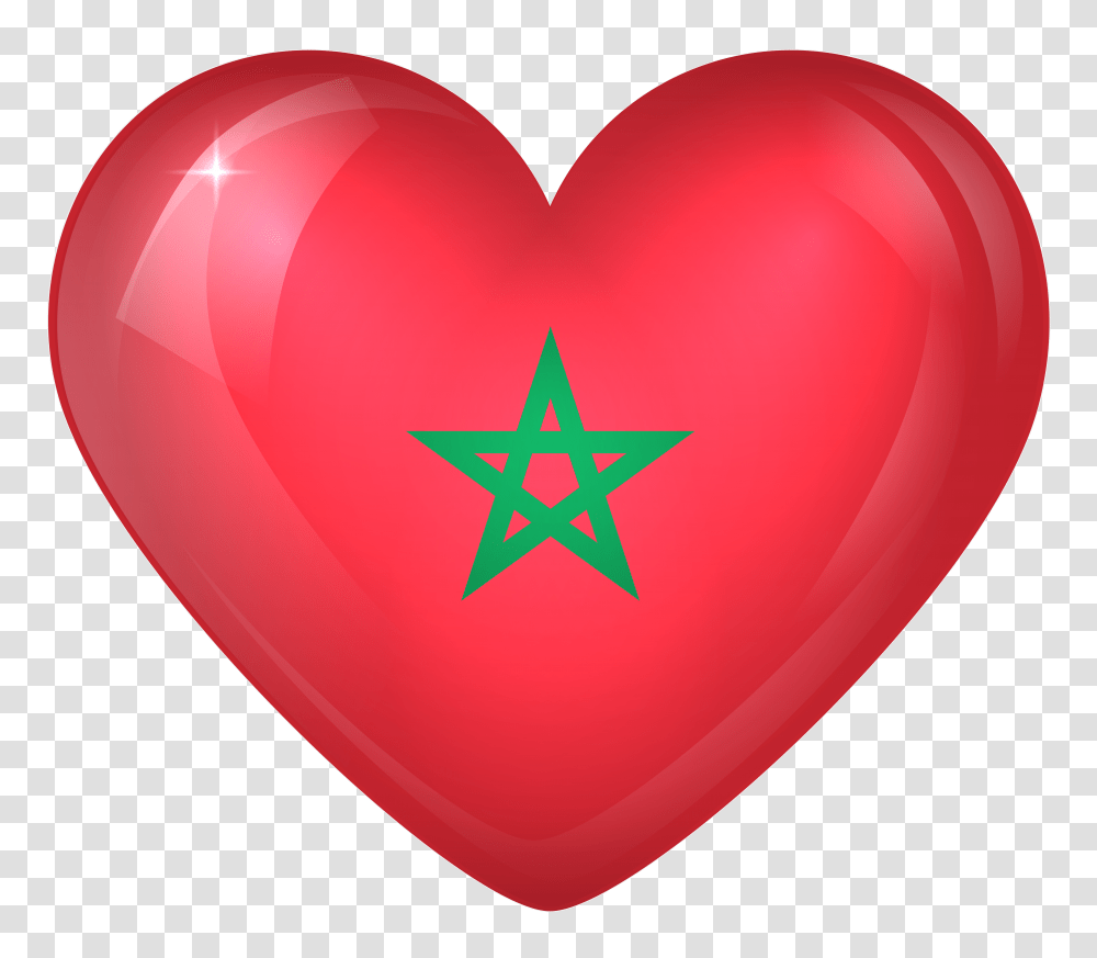 Morocco Large Heart, Balloon, Star Symbol Transparent Png