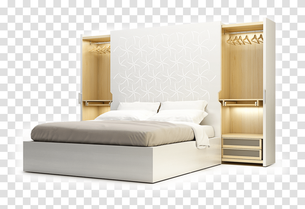Morpheus Clear Background Bed, Furniture, Bedroom, Indoors, Cabinet Transparent Png