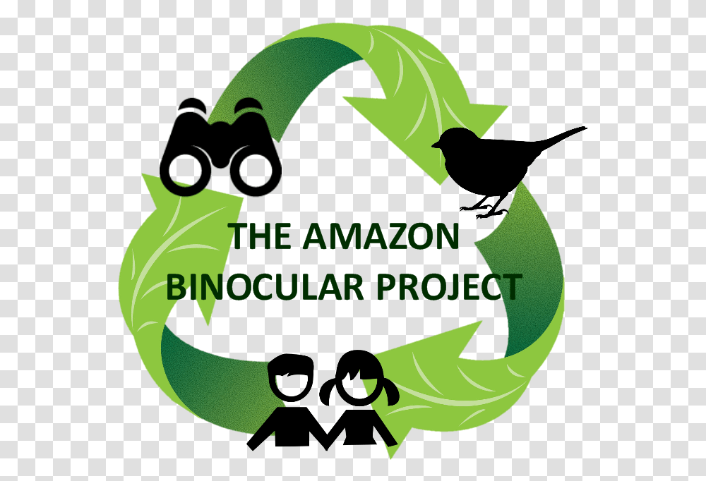 Morpho Institute Amazon Binocular Project Illustration, Recycling Symbol, Logo, Trademark Transparent Png