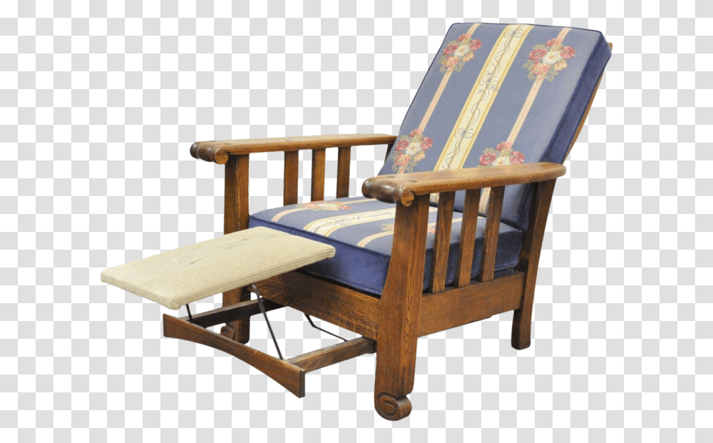 Morris Chair Clipart Chair, Furniture, Armchair, Crib, Wood Transparent Png