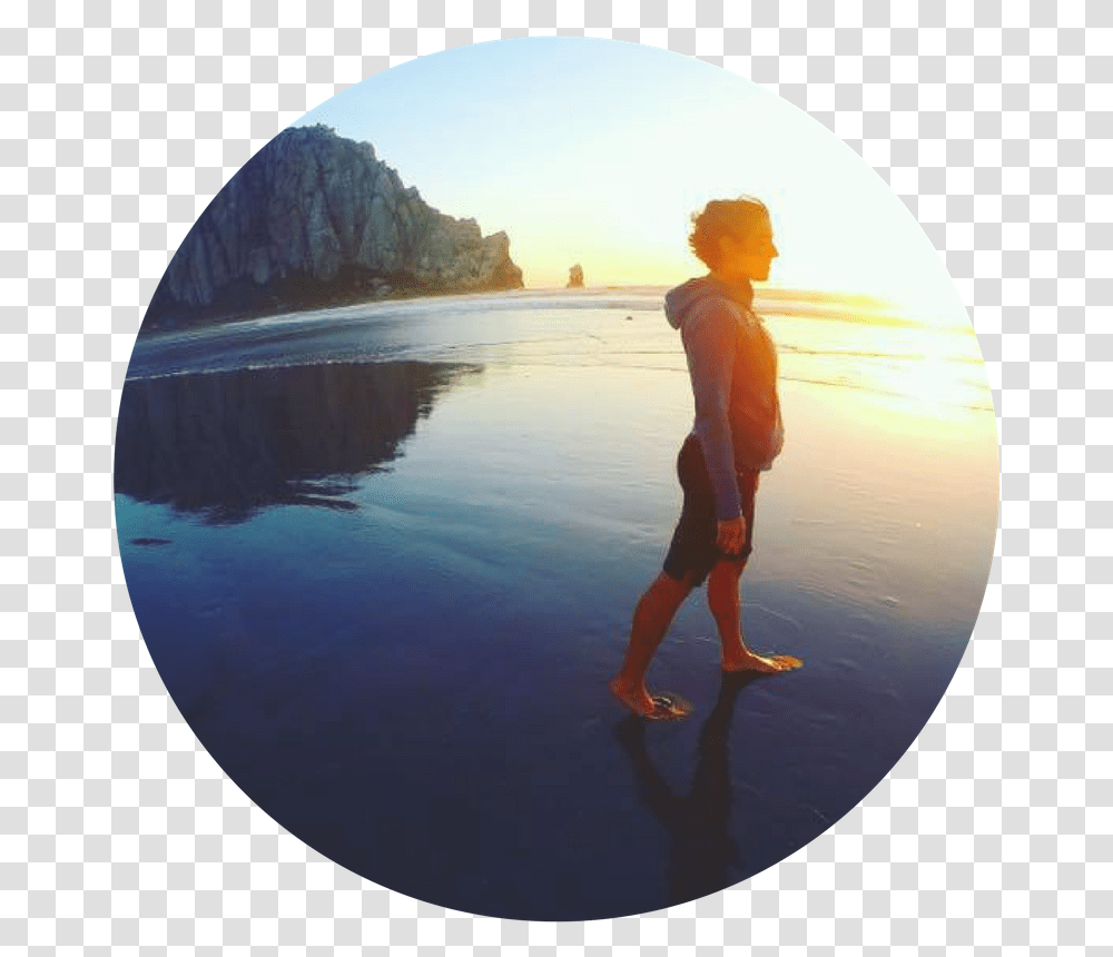 Morro Rock, Person, Shorts, Water Transparent Png