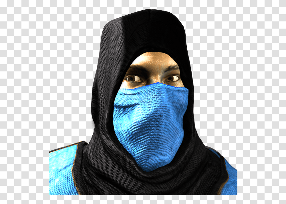 Mortal Kombat 1 Sub Zero Mask, Apparel, Hood, Hoodie Transparent Png