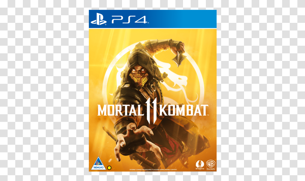 Mortal Kombat 11 Ps4 Cover, Poster, Advertisement, Person, Human Transparent Png