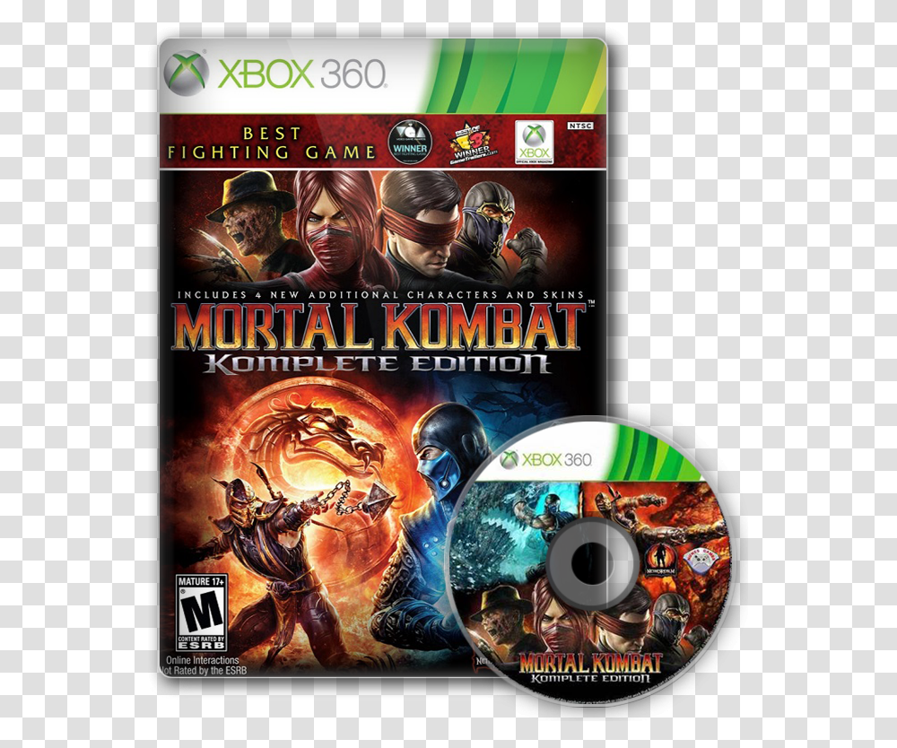 Mortal Kombat 360 Xbox, Person, Human, Disk, Dvd Transparent Png