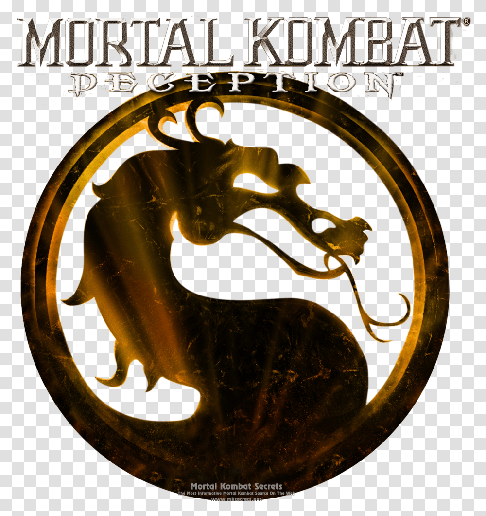 Mortal Kombat Deception Logo Mortal Kombat Deception Logo, Dragon, Painting, Novel Transparent Png