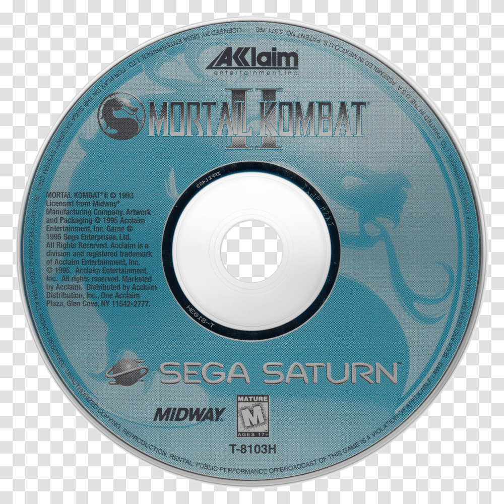 Mortal Kombat Ii Details Launchbox Games Database Optical Disc, Disk, Dvd Transparent Png