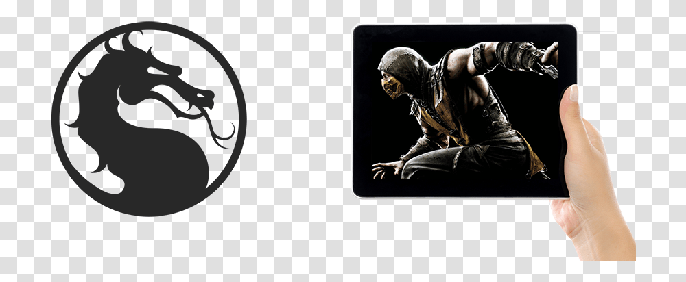 Mortal Kombat Logo Image With Mortal Kombat Logo, Person, Human, Counter Strike Transparent Png