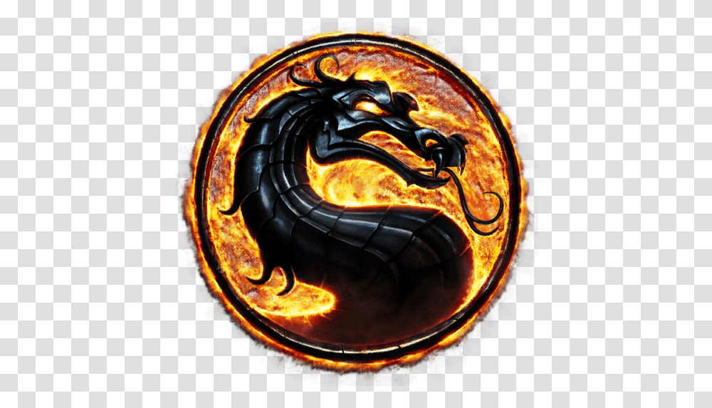 Mortal Kombat Mortal Kombat Logo, Dragon, Bonfire, Flame Transparent Png