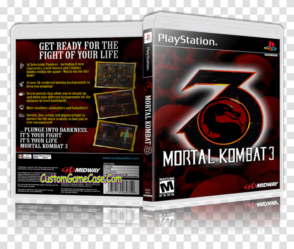 Mortal Kombat Resident Evil 1 Ps1 Director's Cut, Flyer, Poster, Paper, Advertisement Transparent Png