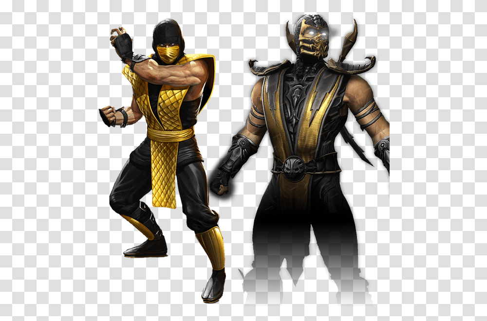 Mortal Kombat Scorpion Classic Costume Scorpion De Mortal Kombat, Person, Human, Ninja, Helmet Transparent Png