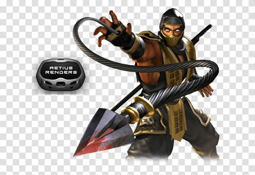 Mortal Kombat Scorpion Clipar Mortal Kombat Scorpion, Helmet, Apparel, Person Transparent Png