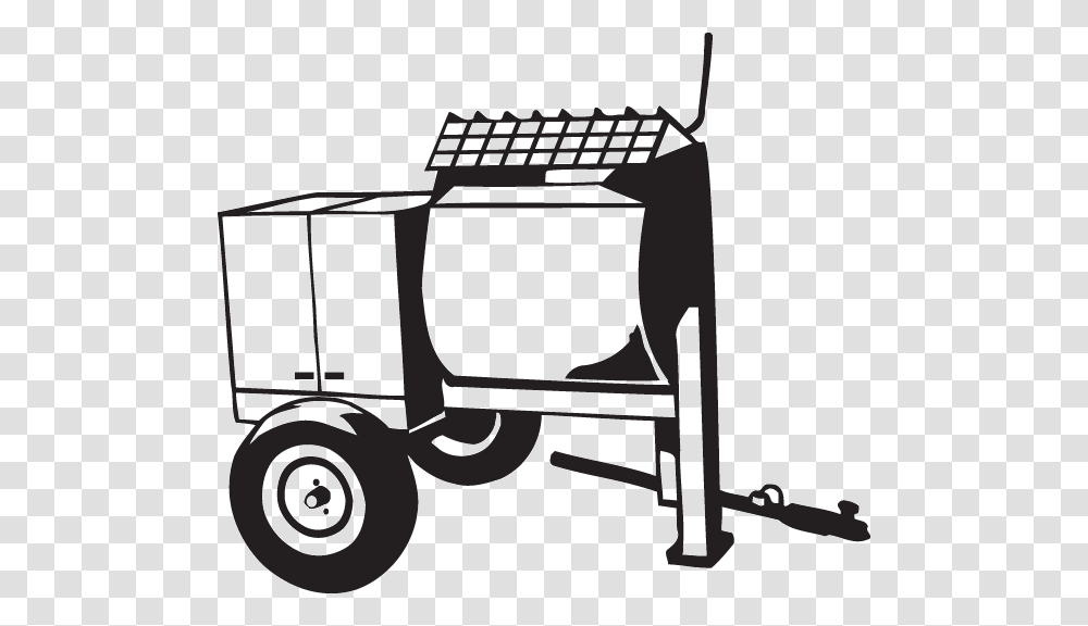 Mortar Mixer Decal, Vehicle, Transportation, Buggy, Tire Transparent Png