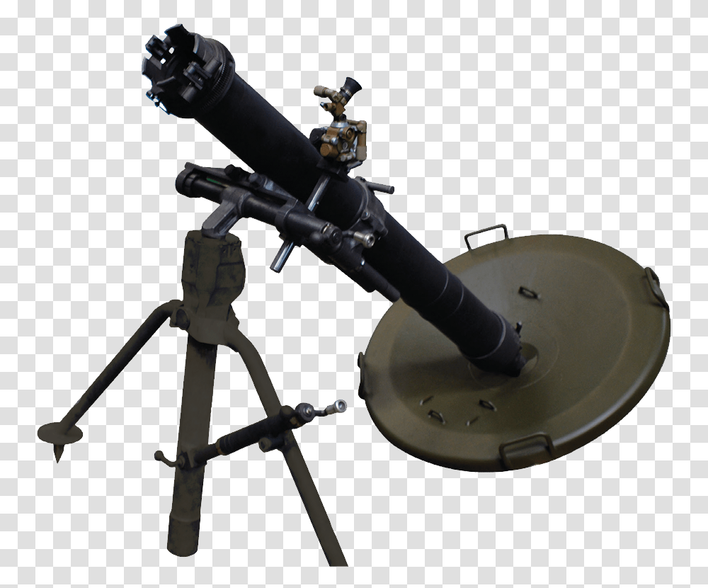 Mortar, Weapon, Telescope, Tripod, Gun Transparent Png