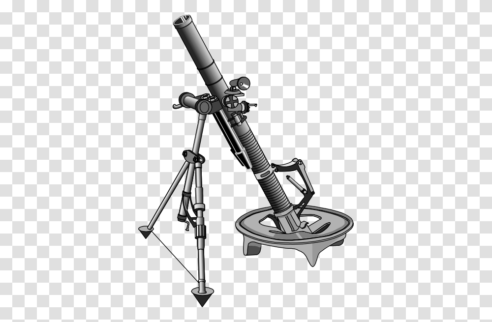 Mortar, Weapon, Tripod, Telescope, Sink Faucet Transparent Png