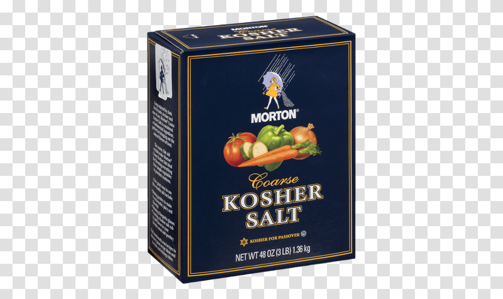 Morton Kosher Salt, Bowl, Label, Plant Transparent Png