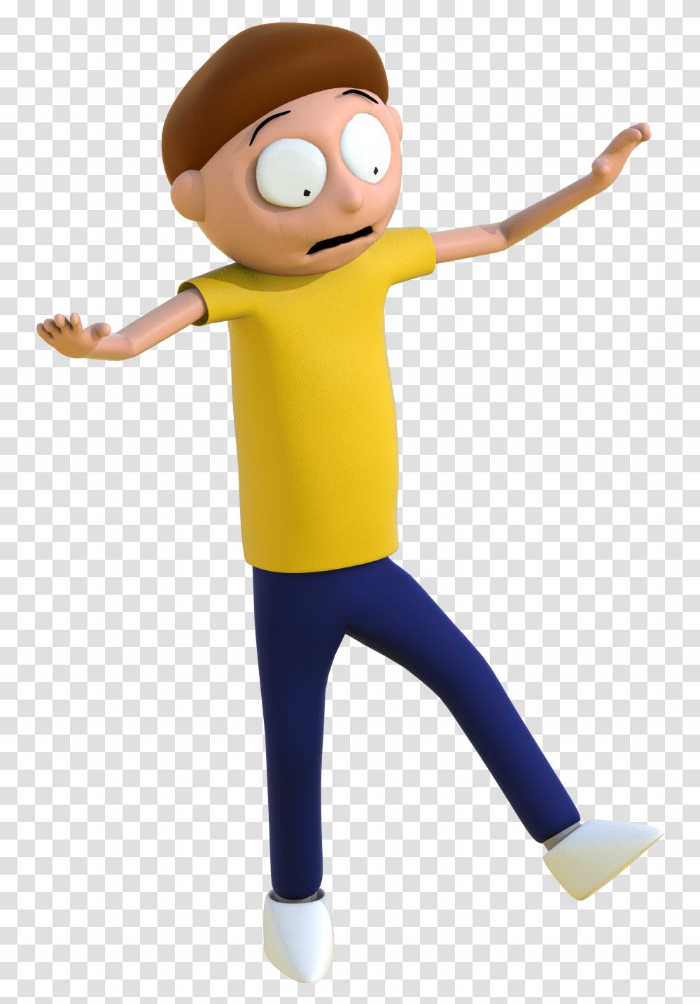 Morty 3d Model Free, Doll, Toy, Figurine, Person Transparent Png