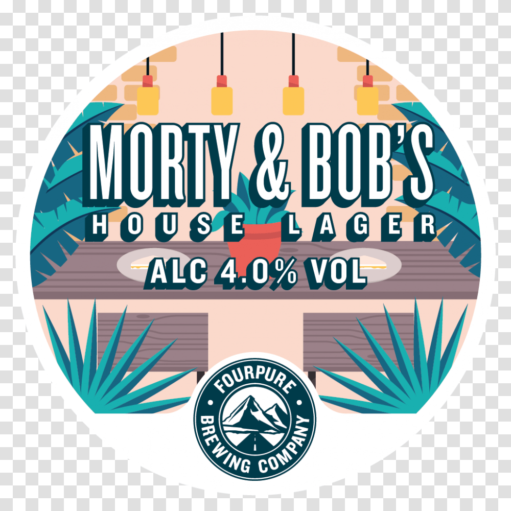 Morty Amp Bobs Font Badge, Logo, Poster, Advertisement Transparent Png
