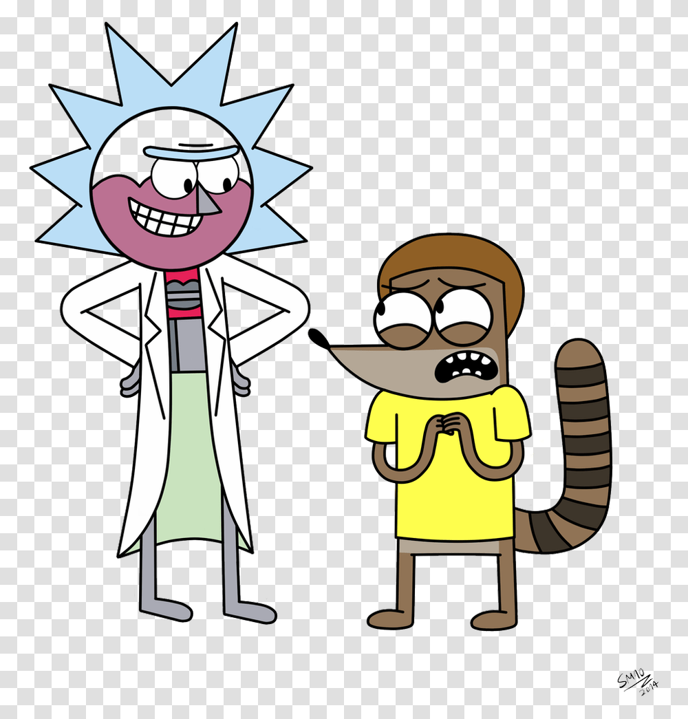 Morty And Rigby, Hand, Poster, Book Transparent Png