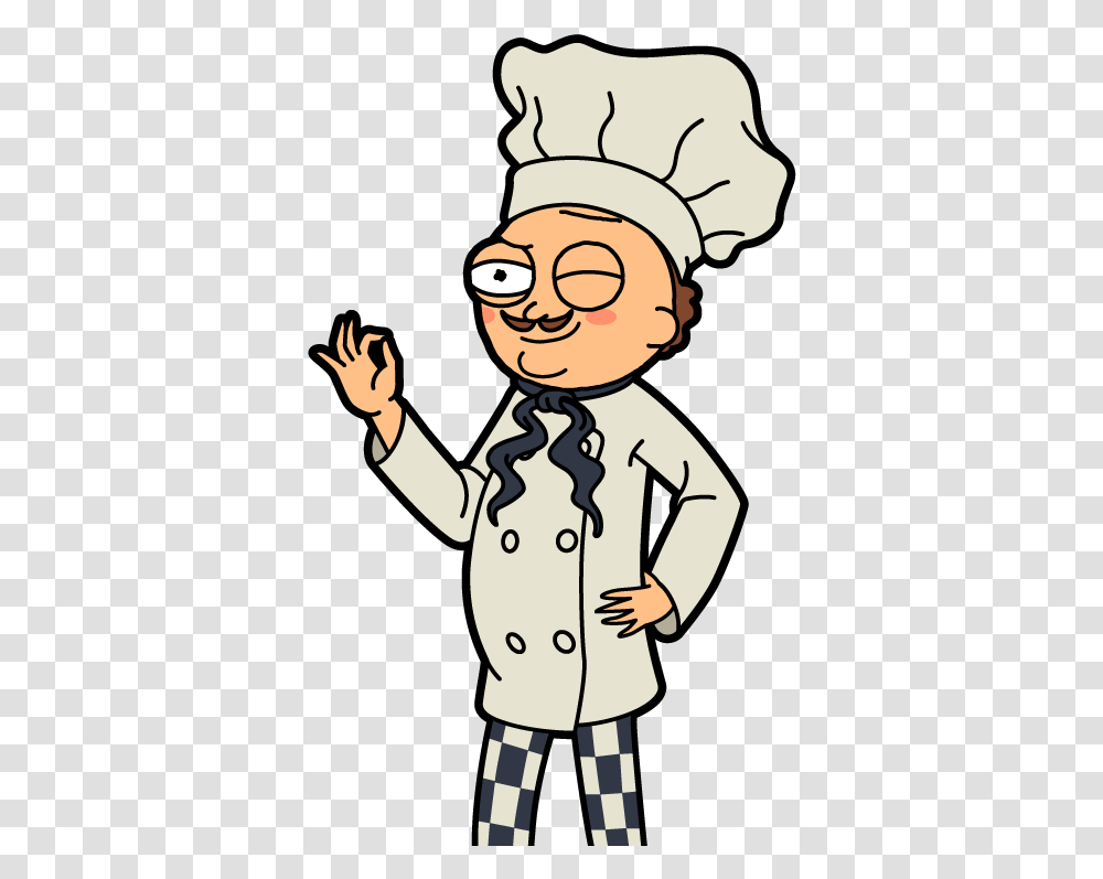 Morty Commis De Cuisine Chief Morty Pocket Morty, Person, Human, Chef Transparent Png