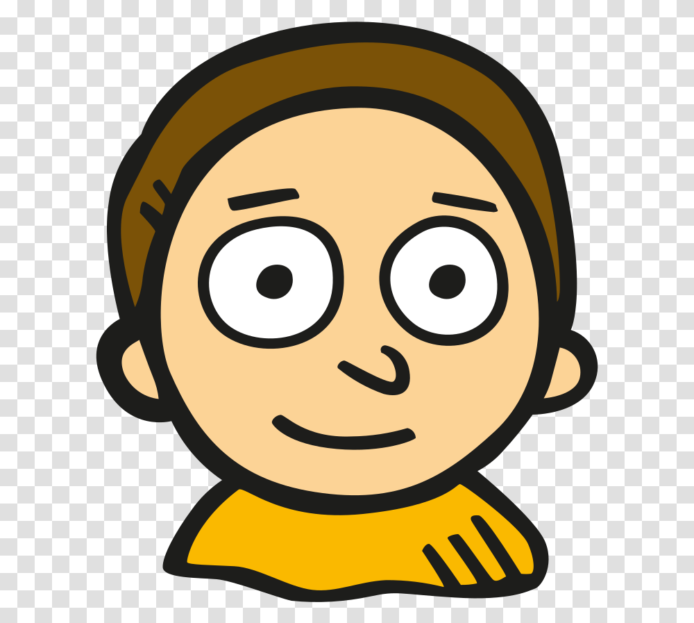 Morty Icon Do Rick And Morty Icon, Label, Face, Plant Transparent Png