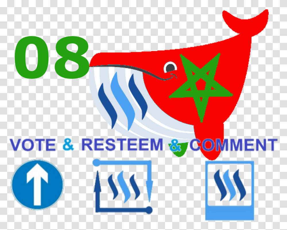 Morwhale Logo Final 08 Follow Upvote Resteem Steemit, Animal, Number Transparent Png