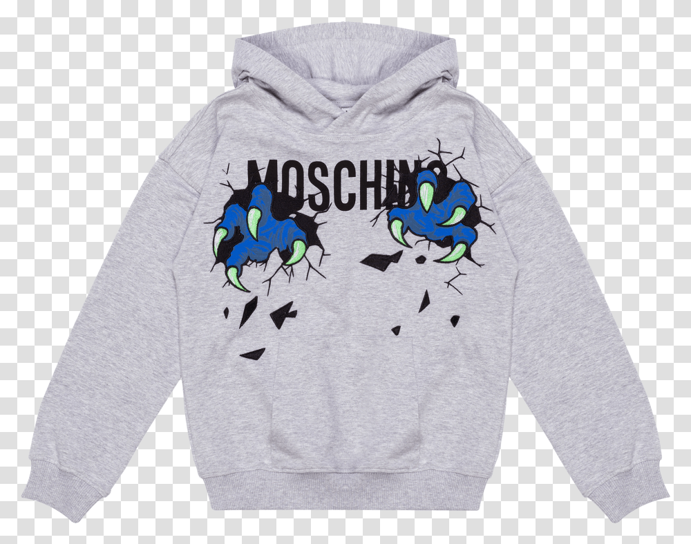 Moschino Hoodie Monster, Apparel, Sweatshirt, Sweater Transparent Png