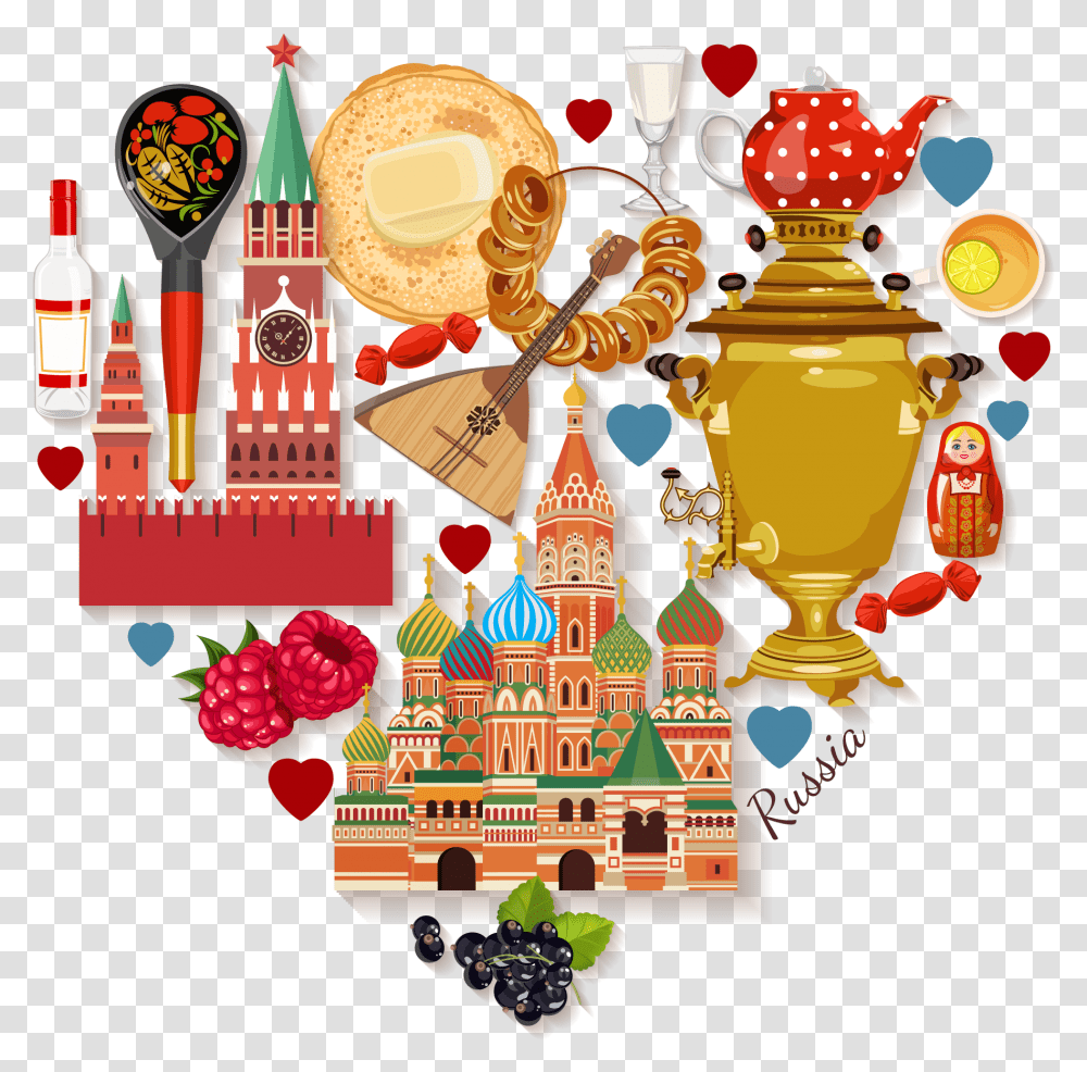 Moscow Flag Clipart Russian Download Rusia Concept, Pottery, Jar, Doodle, Drawing Transparent Png