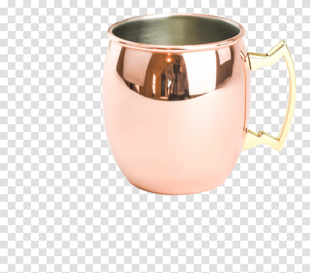 Moscow Mule Copper With Brass Handle 14 Oz Cup, Coffee Cup, Lamp, Pottery, Glass Transparent Png