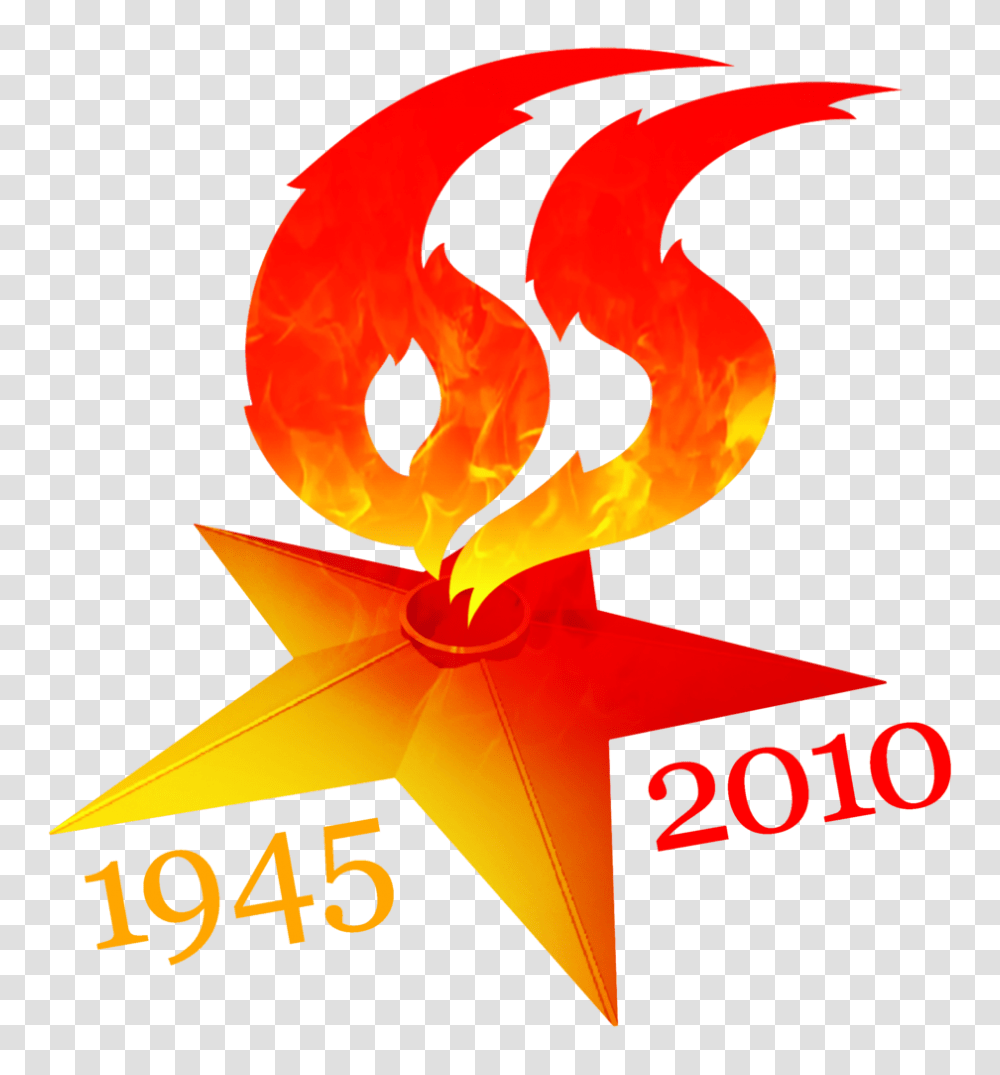 Moscow Victory Day Anniversary Logo, Fire, Flame, Poster Transparent Png