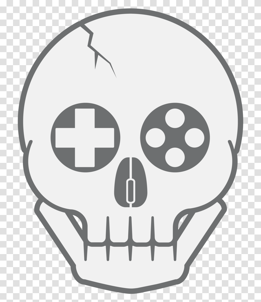 Moshfolio Gaming Skull Outline, Electronics, Stencil, Hand, Mouse Transparent Png