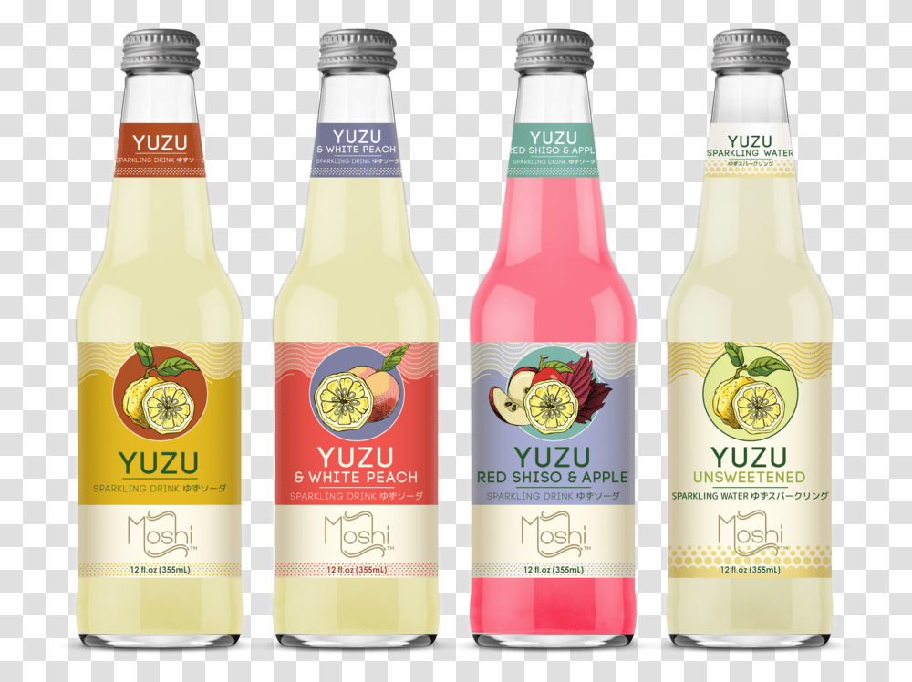 Moshi Family Affinity Moshi Yuzu, Label, Beverage, Juice Transparent Png