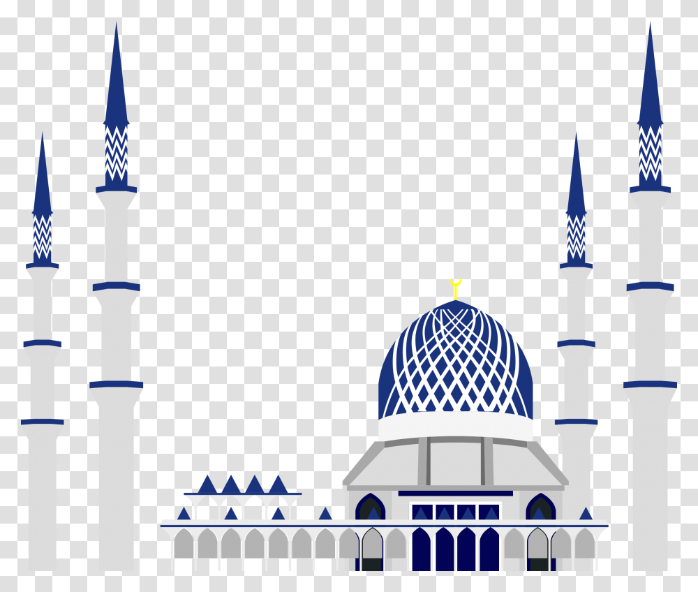 Mosque Available In Different Size Masjid Shah Alam Vector, Dome, Architecture, Building, Spire Transparent Png