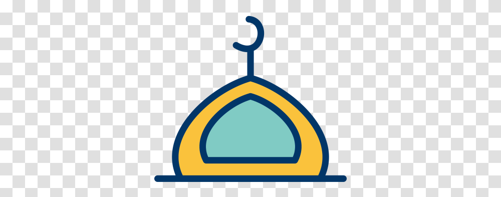 Mosque Icon Of Colored Outline Style Islamic Icon, Hanger Transparent Png