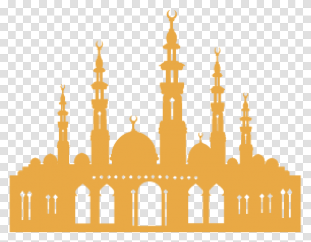 Mosque Orange Silhouette, Cross, Accessories, Accessory Transparent Png