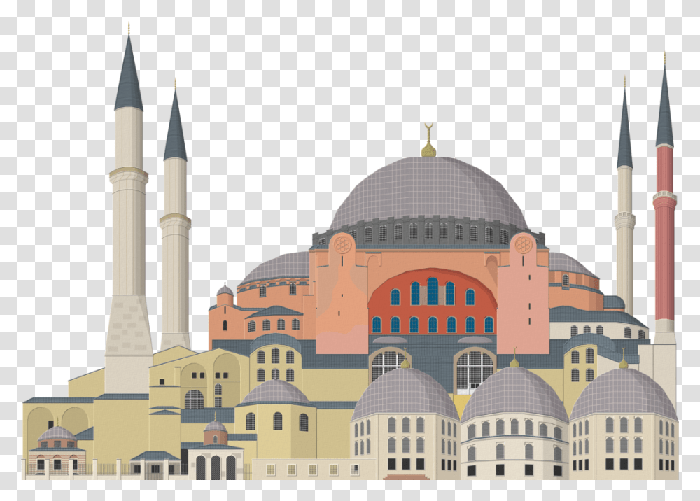 Mosque, Religion, Dome, Architecture, Building Transparent Png